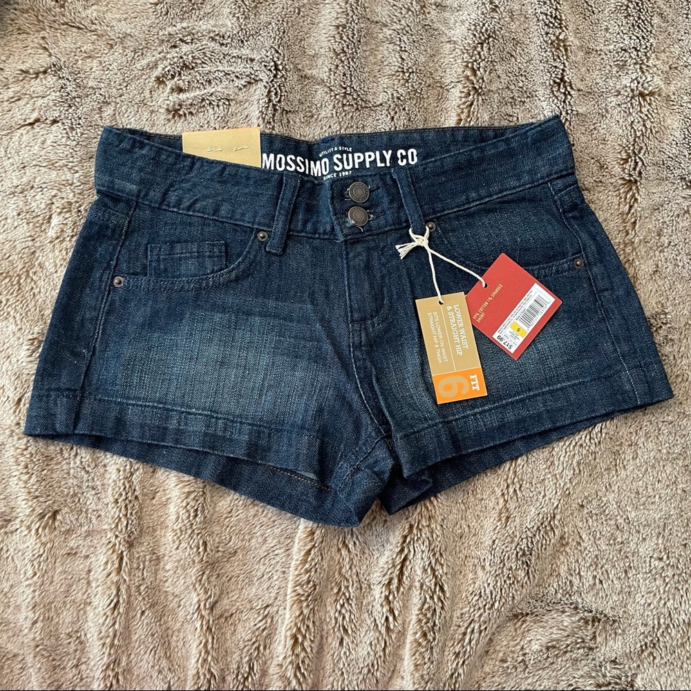 NWT Mossimo Supply Co. dark wash shorts